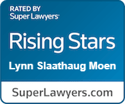 Rated by Super Lawyers- Rising Stars - Lynn Slaathaug Moen | SuperLawyers.com